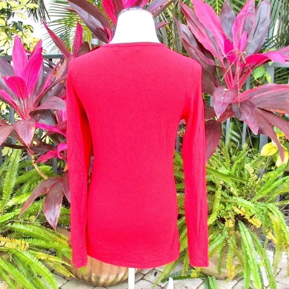 Michael Kors Zipper Shoulder Long Sleeve Top - Picture 5 of 8